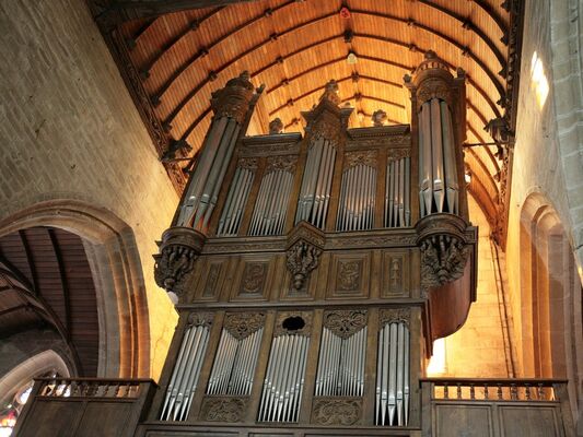 Orgues - Basilique Notre-Dame du Roncier - Josselin - Morbihan - Bretagne