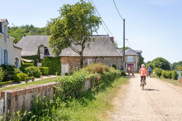 Chemin de halage le long de la Mayenne