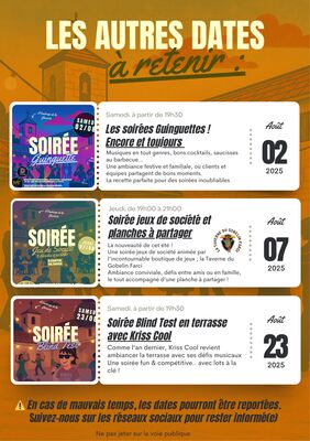 Soirées Guinguettes à La Jasserie_Le Bessat