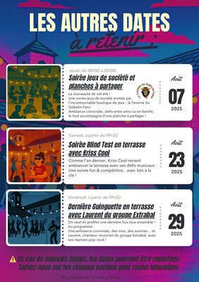 Soirées Guinguettes à La Jasserie_Le Bessat