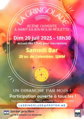 La Gringolade – Scène ouverte_Saint-Julien-Molin-Molette