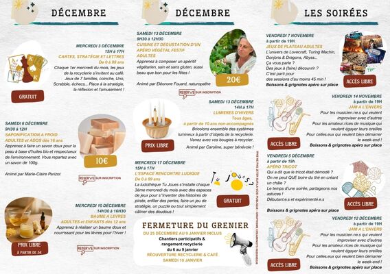 Atelier "Cuisine et dégustation" - L'envers du grenier_Saint-Sauveur-en-Rue