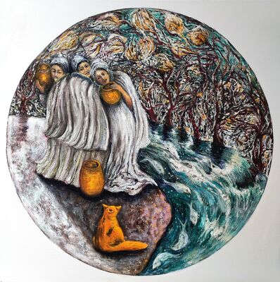 Exposition peintures Celle - Nathalie Guillard_Sainte-Croix-en-Jarez