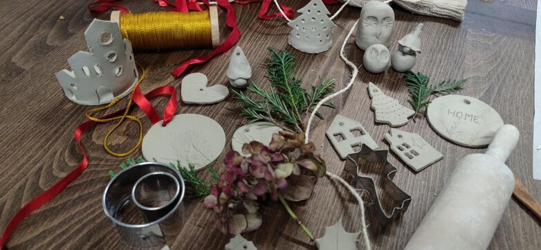 Atelier " décore ton sapin"_Sainte-Croix-en-Jarez