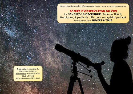 Soirée observation du ciel_Burdignes