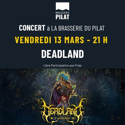 La Brasserie du Pilat - Concert - DeadlanD_Saint-Julien-Molin-Molette