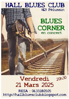 Concert "Blues Corner" - Hall Blues Club_Pélussin