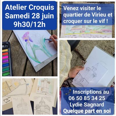 Atelier Arts Plastiques Enfants Ados Adultes " Croquis"_Pélussin