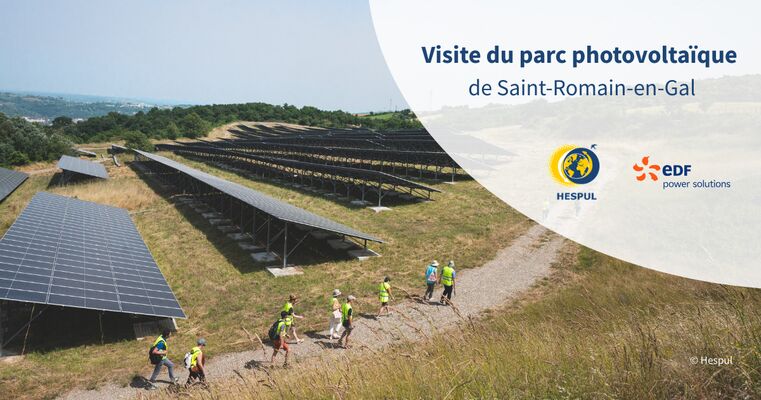 Visite photovoltaïque Saint romain