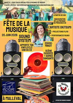 Fête de la musique et inauguration fresque_Malleval