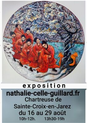 Exposition peintures Celle - Nathalie Guillard_Sainte-Croix-en-Jarez