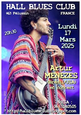 Concert "Artur Menezes " - Hall Blues Club_Pélussin