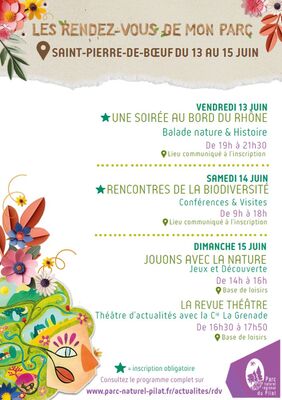 Les Rendez-vous de mon Parc "Une soirée au bord du rhône"_Saint-Pierre-de-Boeuf