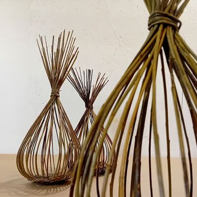 Ateliers Vannerie d’osier ajourée : Goutte Décorative avec Alexandra, proposé par APortée2Mains_Pélussin