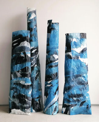 Vernissage - Le mur du fond - Emmélie ADILON_Saint-Julien-Molin-Molette