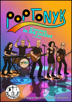 Concert du groupe Poptonyk au Baroscope_Pélussin