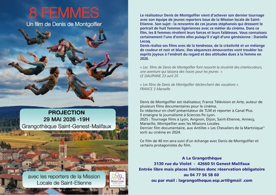 Film-documentaire "8 femmes"_Saint-Genest-Malifaux