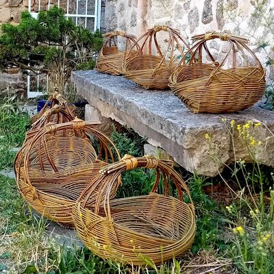 Atelier Vannerie osier Panier Zarzo