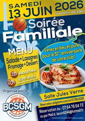 Soirée familiale du basket club_Saint-Genest-Malifaux