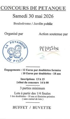 Concours de pétanque_Pélussin