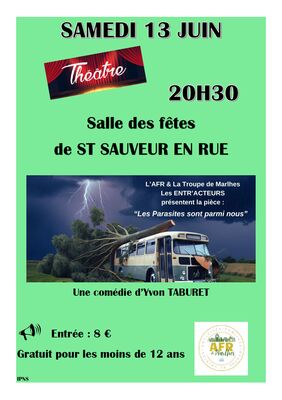 Théâtre "Les Parasites sont parmi nous"_Saint-Sauveur-en-Rue