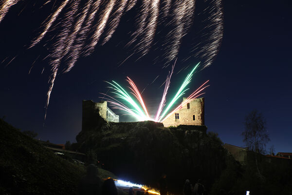 Feu d'artifice du Festival des légendes