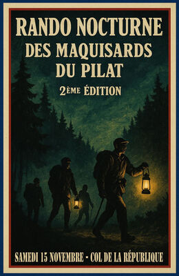 Rando nocturne des Maquisards du Pilat_La Versanne