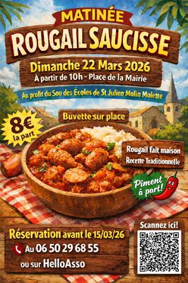 Matinée Rougail Saucisse_Saint-Julien-Molin-Molette