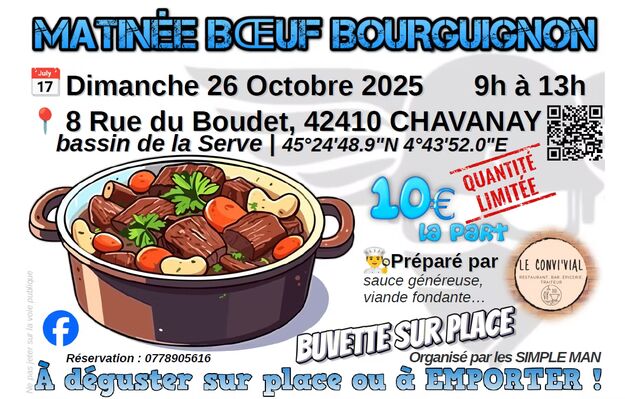 Matinée Boeuf Bourguignon_Chavanay