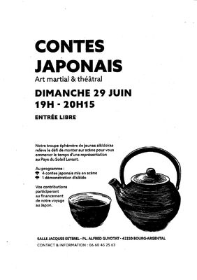 Contes japonais - Art martial et théâtral_Bourg-Argental