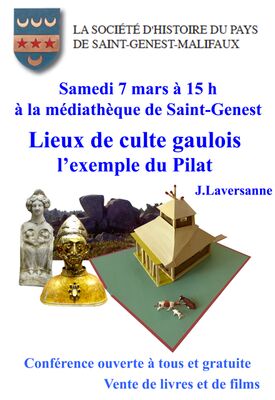 Conférence "Lieux de culte gaulois, l'exemple du Pilat"_Saint-Genest-Malifaux