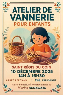 Atelier vannerie pour enfants_Saint-Régis-du-Coin