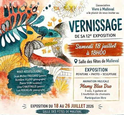 Exposition de peintures et photographies_Malleval