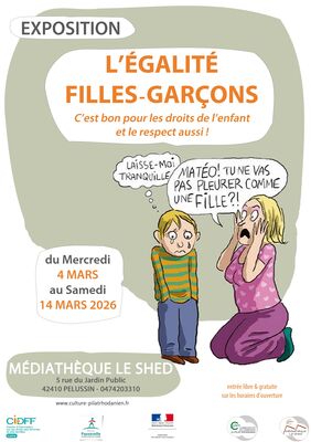 Exposition “Égalité garçons / filles”_Pélussin