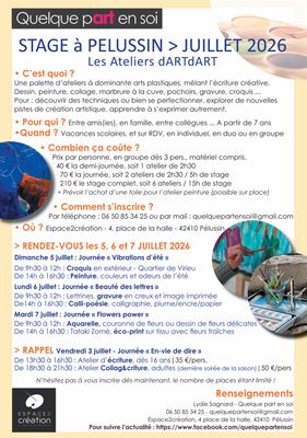 Atelier Arts Plastiques dART dART "Journée En vie de dire"_Pélussin
