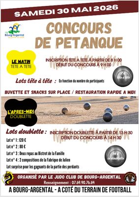 Concours de pétanque_Bourg-Argental