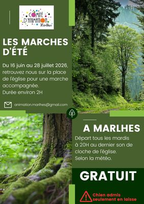 Marche été Marlhes