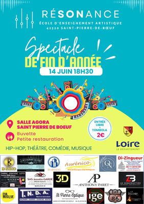 Spectacle de fin d'année_Saint-Pierre-de-Boeuf