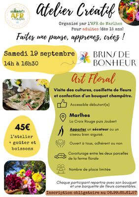 Atelier créatif "Art floral"_Marlhes