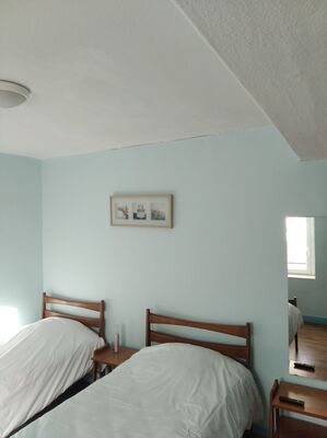 Une chambre twin du Domaine de la Barollière