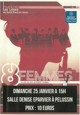 Théâtre "8 Femmes"_Pélussin