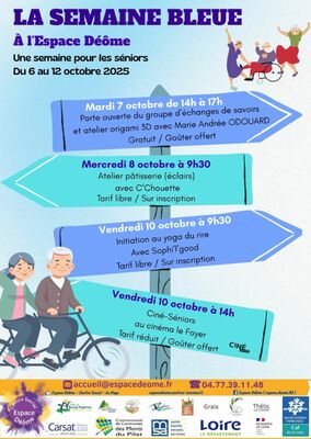 La semaine Bleue à l'Espace Déôme_Bourg-Argental