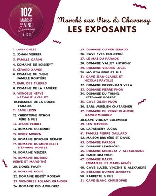 102 ème Marché aux Vins de Chavanay_Chavanay