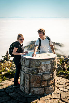 Table d'orientation du crêt de l'Oeillon
