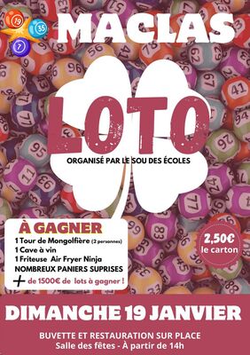 Loto du Sou des écoles_Maclas