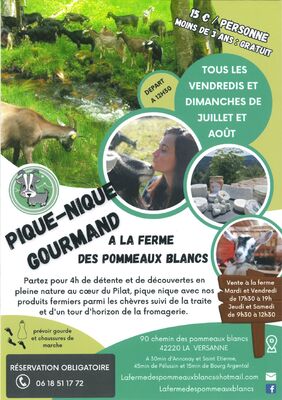 Pique-nique Gourmand Fermier à la Ferme des Pommeaux Blancs_La Versanne