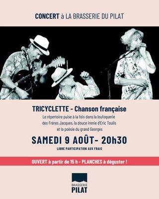 La Brasserie du Pilat - Concert - Tricyclette_Saint-Julien-Molin-Molette