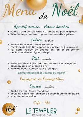 Repas de fêtes au Templier_Marlhes