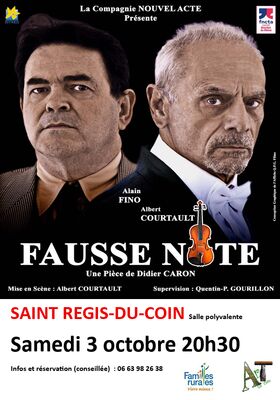 Théâtre "Fausse note"_Saint-Régis-du-Coin