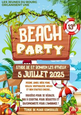 Animation Beach Party_Saint-Romain-les-Atheux